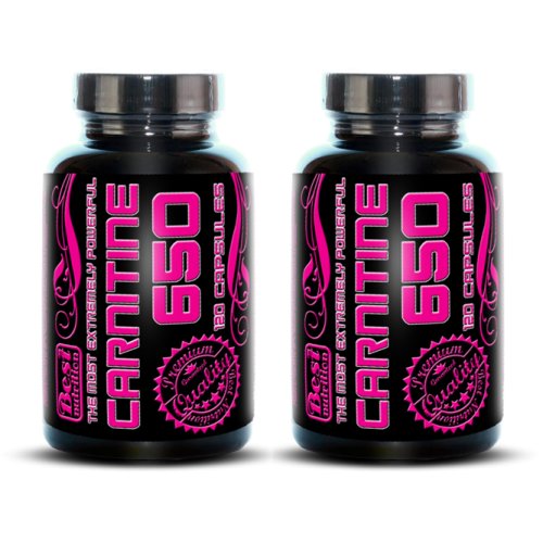 1+1 Zadarmo: Carnitine 650 od Best Nutrition