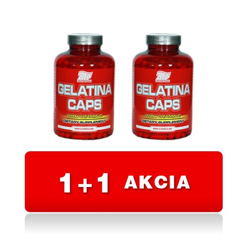 1+1 Zadarmo: Gelatina Caps - ATP Nutrition