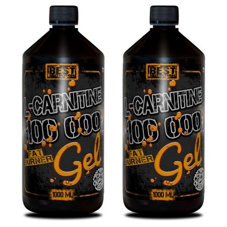 1+1 Zadarmo: L-Carnitine 100 000 GEL od Best Nutrition