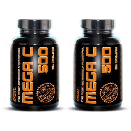1+1 Zdarma: Mega C 500 + šipky od Best Nutrition