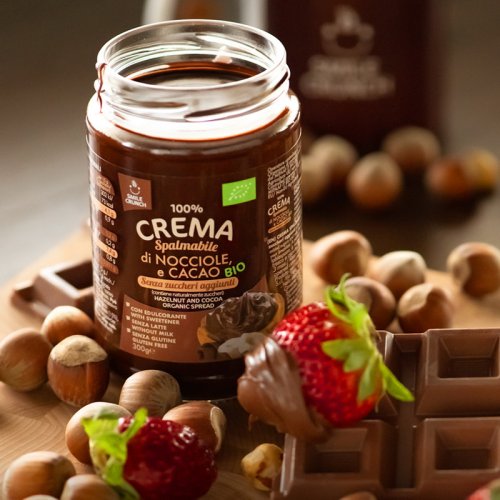 100% Crema Di Nocciole e Cacao Bio - Smile Crunch