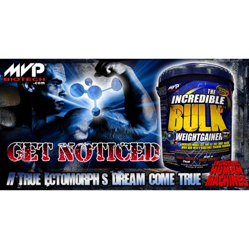 15% zadarmo: The Incredible Bulk 3,6 kg - MVP Biotech
