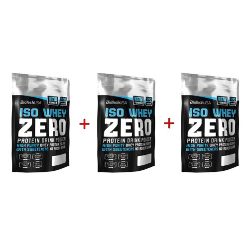2+1 Zadarmo: Iso Whey Zero od Biotech USA