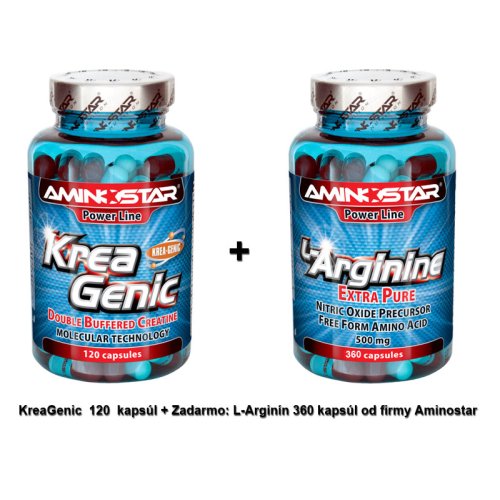 Akcia: Krea-Genic + L-Arginine Zadarmo - Aminostar
