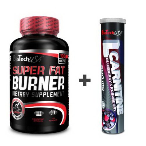 Akcia: Super Fat Burner + L-Carnitine Zadarmo - Biotech USA