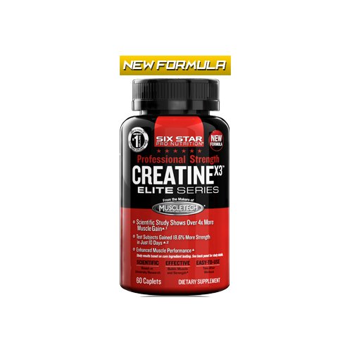 Creatine X3 Elite Series 60 tabl. - Six Star
