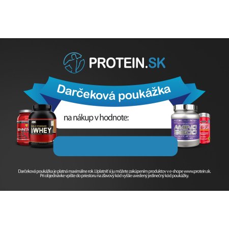 Darčeková poukážka na nákup od Protein.sk