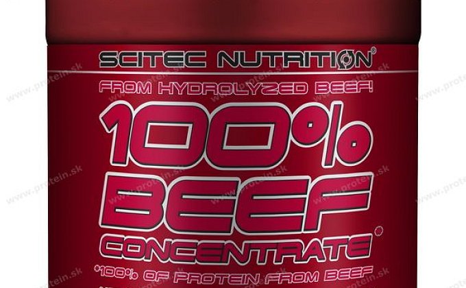 Testujeme proteín 100% BEEF Concentrate od Scitec Nutrition