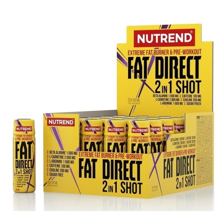 Fat Direct Shot (spaľovač plus pumpa) - Nutrend