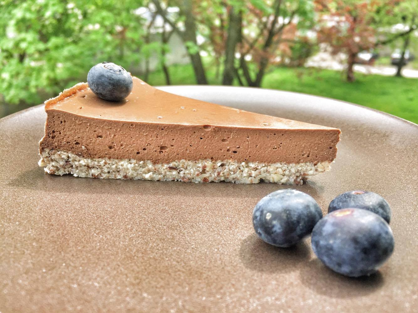 Čokoládovo-orechový cheesecake