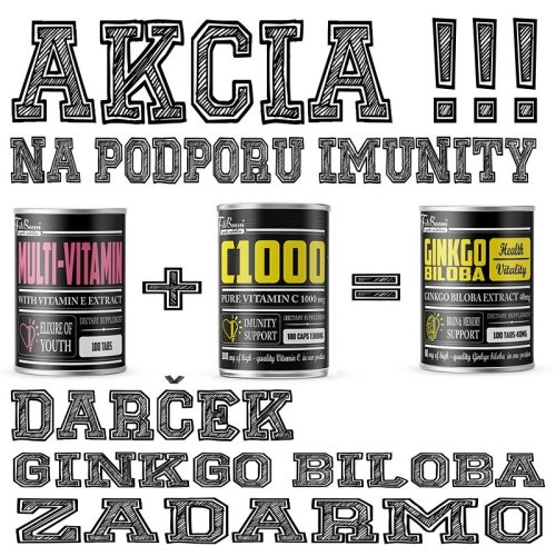 Multi-Vitamin + C 1000 + Ginkgo Biloba Zdarma - FitBoom